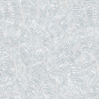 Обои белые листья