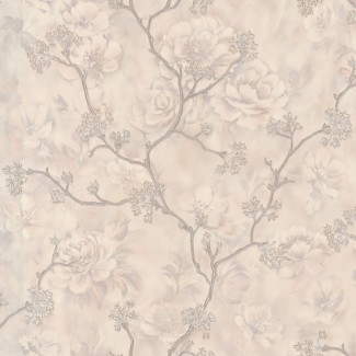 Обои цветы на беж