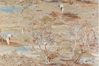 Обои коричневые в