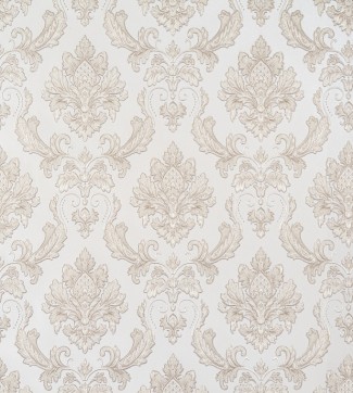 Обои бжевые Дамас