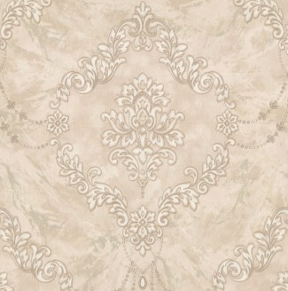 Обои бежевые Дама