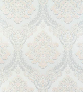 Обои дамаск зелен