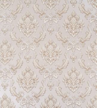 Обои бжевые Дамас