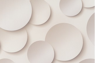 Бежевые обои с ге