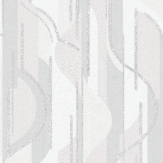 Обои белые геомет