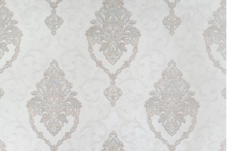 Белые обои на фли