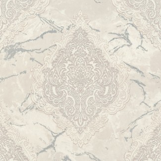 Обои бежевые Дама