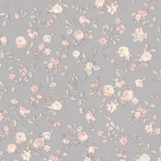 Обои цветы на сер