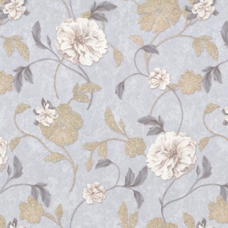 Обои цветы на сер