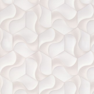 Обои белые геомет