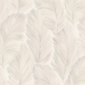 Обои белые перья