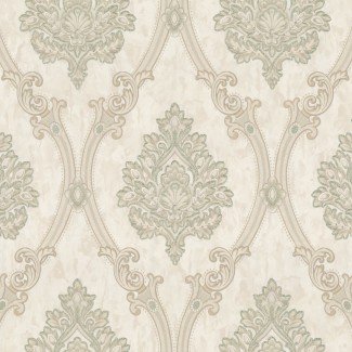 Обои бежевые Дама