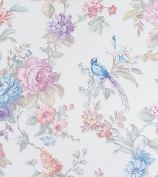 Обои белые с цвет