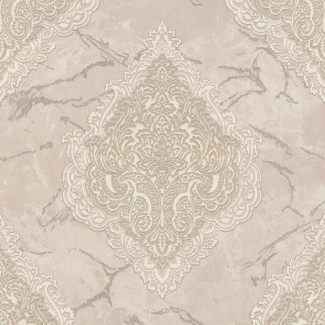 Обои бежевые Дама