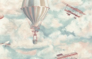 Обои голубые вини