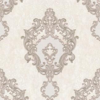 Обои Дамаск на бе