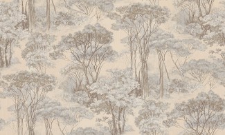 Обои бежевые с из